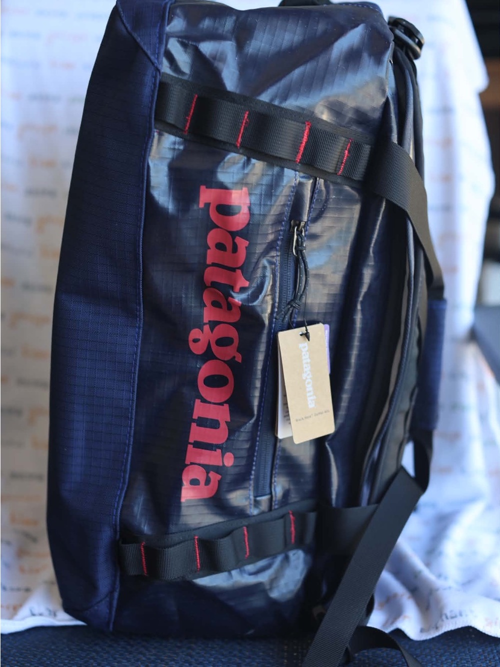 Patagonia Navy and Black Duffel with Red 40L limited Older Version - Picture 3 of 10